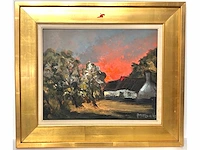 Paul permeke - crépuscule - olie op paneel - afbeelding 7 van  7
