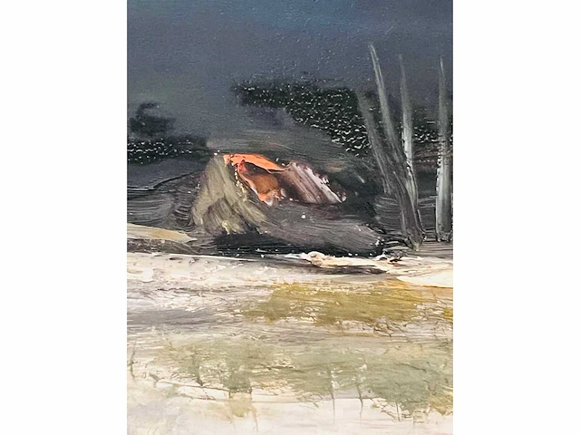 Paul permeke - hoeves in de avondgloed - olie op doek - afbeelding 14 van  14