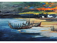 Paul permeke - port-louis, bretagne - olie op doek - 100x120 - 1965 - afbeelding 13 van  15