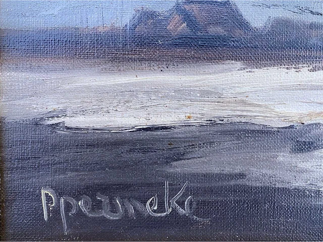Paul permeke - uitzicht op het platteland - olie op doek - afbeelding 3 van  8