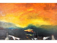 Paul permeke – avondschemering - olie op doek - afbeelding 8 van  11