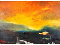Paul permeke – avondschemering - olie op doek - afbeelding 9 van  11