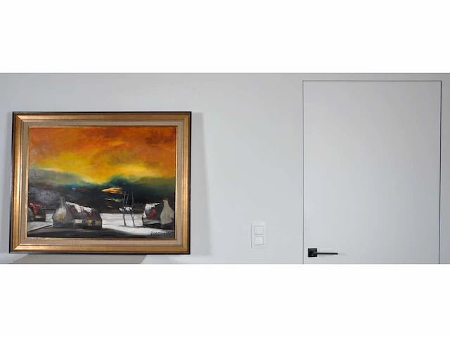 Paul permeke – avondschemering - olie op doek - afbeelding 10 van  11