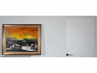 Paul permeke – avondschemering - olie op doek - afbeelding 10 van  11