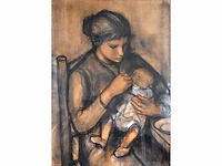 Paul smolders (oost-malle, 1921-1997) - origineel, groot - afbeelding 1 van  9