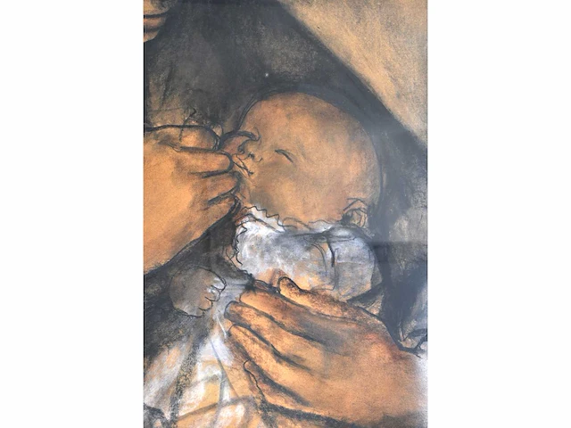 Paul smolders (oost-malle, 1921-1997) - origineel, groot - afbeelding 4 van  9