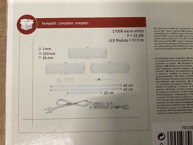 Paulmann maxled set onderbouwverlichting keuken led (16x) - afbeelding 4 van  6