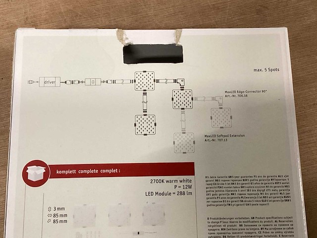 Paulmann maxled set onderbouwverlichting keuken led (20x) - afbeelding 4 van  5