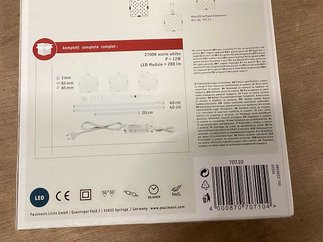 Paulmann maxled set onderbouwverlichting keuken led (20x) - afbeelding 3 van  5