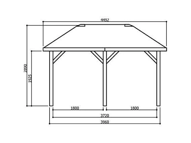 Pavilion s7713 lichtgrijs - afbeelding 2 van  3