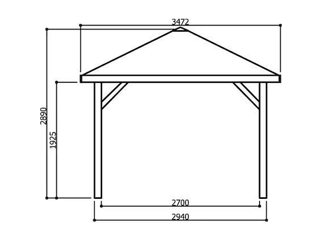 Pavilion s7715 lichtgrijs - afbeelding 2 van  2