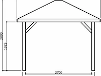 Paviljoen 4.372 x 4.372 mm - afbeelding 2 van  2