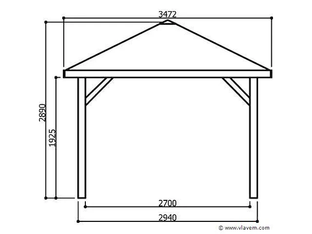 Paviljoen 6.692 x 3.472 mm - afbeelding 3 van  3
