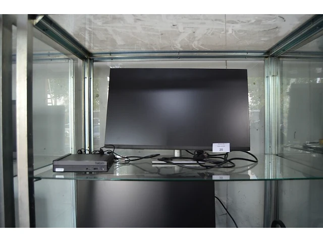 Pc bestaande uit centrale eenheid lenovo think center 12ln , monitor dell flat panel p2722he (4,19) - afbeelding 1 van  7