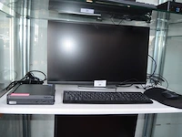 Pc bestaande uit centrale eenheid lenovo think center 12ln, monitor dell flat panel p2722he , toetsenbord lenovo , draadloze muis logitech (8,18,19,21)