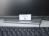 Pc bestaande uit centrale eenheid lenovo think center 12ln, monitor dell flat panel p2722he , toetsenbord lenovo , draadloze muis logitech (8,18,19,21) - afbeelding 3 van  7