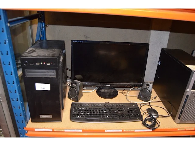 Pc bitac met scherm ilyama toetsenbord en muis , pc hp mete scherm hp toetsenbord en muis (buiten gebruik) (2,7) - afbeelding 3 van  8