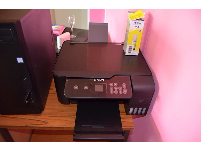 Pc configuratie met scherm acer p226hq , toetensbord logitech en muis, printer epson et-2721 (1373,1374) - afbeelding 2 van  11