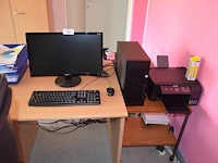 Pc configuratie met scherm acer p226hq , toetensbord logitech en muis, printer epson et-2721 (1373,1374) - afbeelding 1 van  11