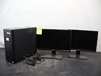 Pc en 2x benq scherm - afbeelding 1 van  8