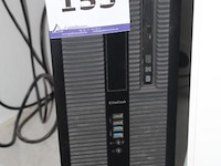 Pc hp elitedesk compleet me 2 tft-schermen lg, klavier en mui - afbeelding 1 van  3