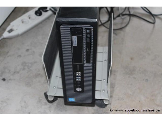 Pc hp elitedesk compleet met 2 ft-schermen hp - afbeelding 2 van  2