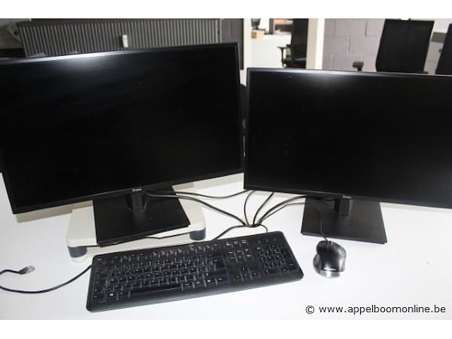 Pc hp prodesk core i5 compleet met 2 tf-schermen ilyama, klavier e muis - afbeelding 3 van  4