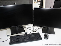Pc hp prodesk core i5 compleet met 2 tf-schermen ilyama, klavier e muis - afbeelding 3 van  4