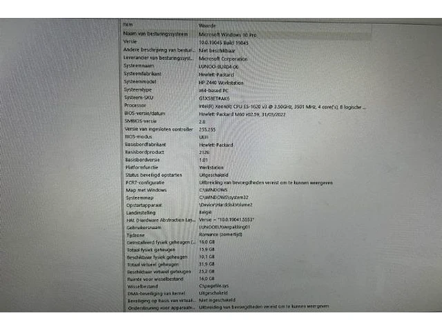 Pc, printer, +rek - afbeelding 2 van  6
