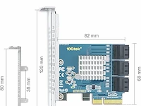 Pcie sata x4 card 6 port - afbeelding 2 van  4