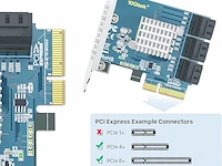 Pcie sata x4 card 6 port - afbeelding 4 van  4