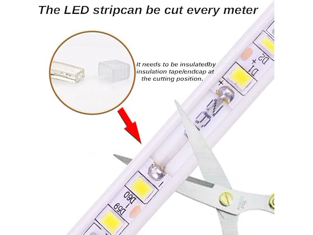 Pcning led strip 220v (20m) - afbeelding 2 van  4