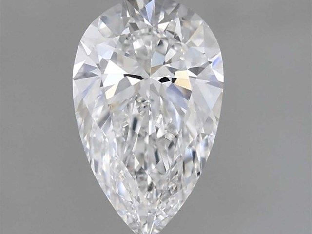 Pear diamant 1.03ct – d/vvs2 – hrd - afbeelding 1 van  4