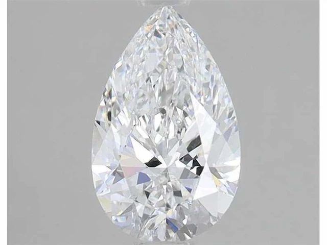 Pear diamond 0.56 ct e/vvs2 (igi certified) - afbeelding 1 van  5