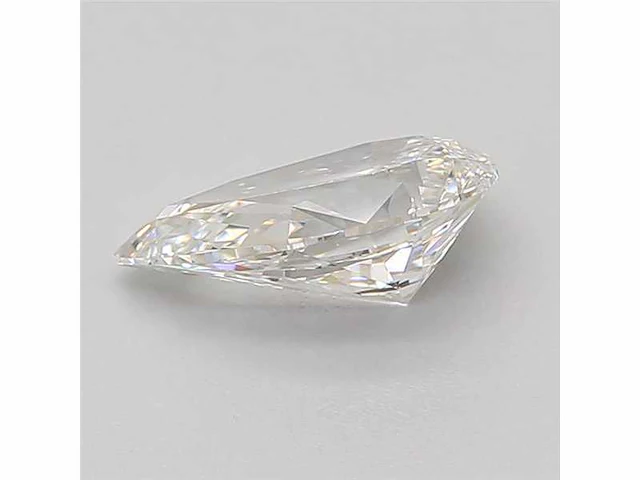 Pear diamond 1.02 ct d/vvs2 (hrd certified) - afbeelding 2 van  3