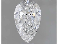 Pear diamond 3.06 ct d/vvs2 (hrd certified) - afbeelding 1 van  4