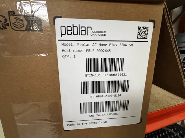 Peblar ac home plus 22kw, 5m - afbeelding 2 van  3