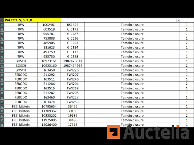 Peddel 5 tot 8 - remblok / remset / remschoen / remklauw / slijtage-indicator / remschijf - afbeelding 18 van  18