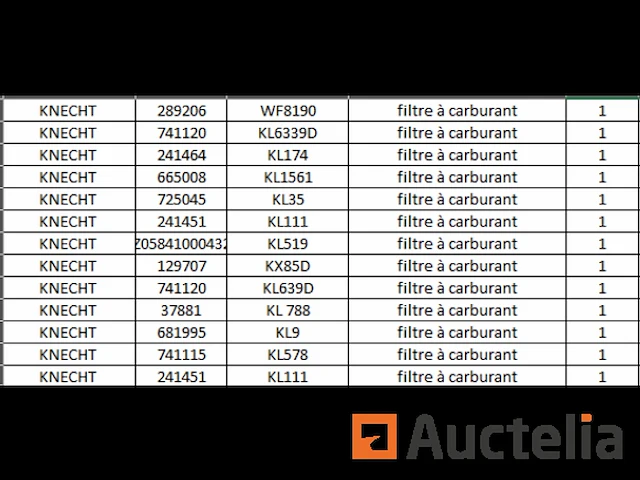 Peddel 9 + 10 - luchtfilter (wix) / cabinefilter / oliefilter / brandstoffilter - afbeelding 5 van  9