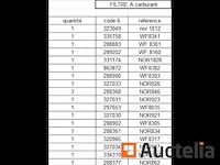 Peddel 9 + 10 - luchtfilter (wix) / cabinefilter / oliefilter / brandstoffilter - afbeelding 7 van  9
