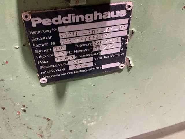Peddinghaus 28/40h pons- en knipmachine - afbeelding 3 van  12