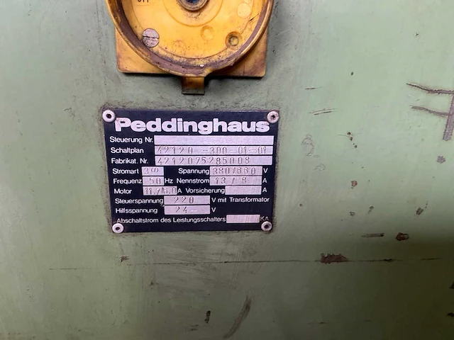 Peddinghaus hydraulic 40 ponsmachine - afbeelding 12 van  12