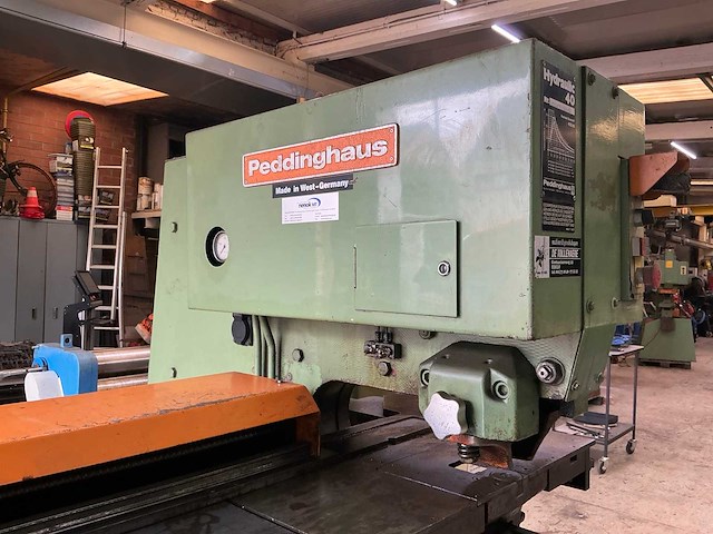 Peddinghaus hydraulic 40 ponsmachine - afbeelding 12 van  12