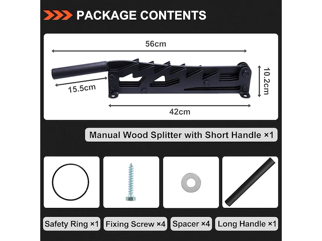 Peeshon houtklover met verlenghandvat - afbeelding 2 van  5