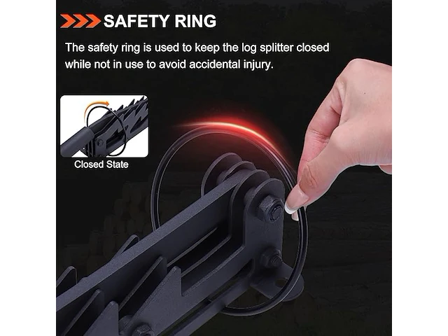 Peeshon houtklover met verlenghandvat - afbeelding 4 van  5