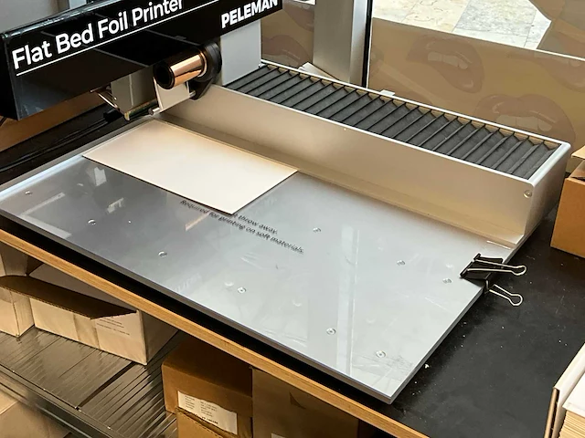 Peleman flatbed foil printer + hp laptop incl. software - afbeelding 2 van  9