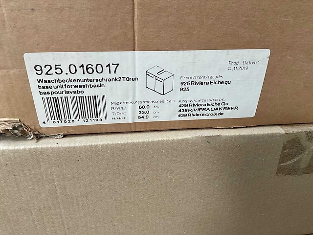 Pelipal bremen wastafel onderkast (11x) - afbeelding 4 van  4