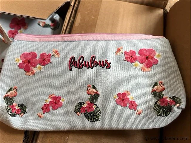 Pencil cases flamingo - afbeelding 1 van  3