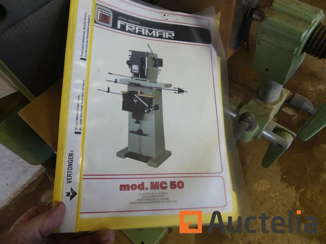 Pengatboormachine met ketting framar (vertongen) mc50 - afbeelding 6 van  6
