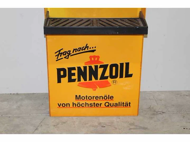 Pennzoil - vintage displaykast - afbeelding 1 van  4